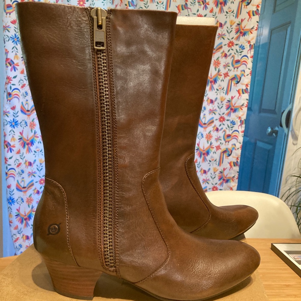 Born Gelsey Leather Boots NWT 9